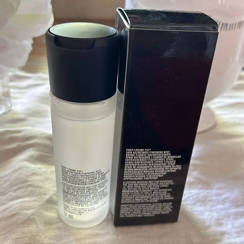 MAC Cosmetics Prep Prime FIX Brume Fixante 3.4 oz / 100 ml Ipsy drawstring bag